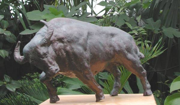 Chinese Bull sculpture